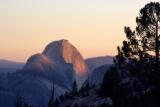 Sunset on half-dome (Olmsted Point)   2006-09-01