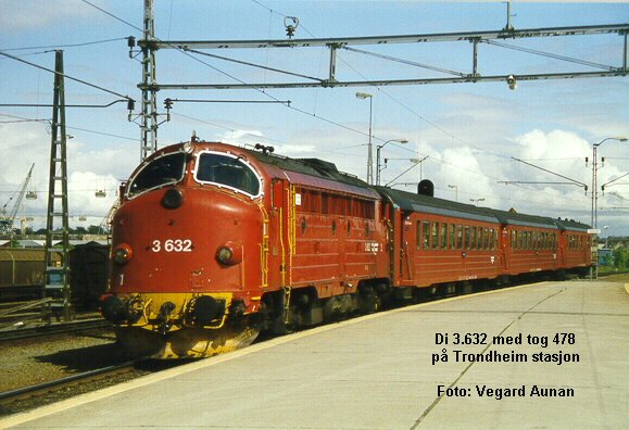 Trondheim (train 478)   Photo: Vegard Aunan